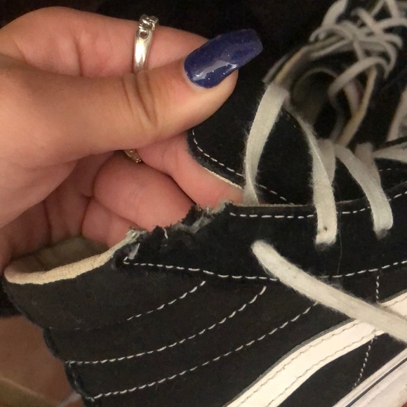 high top womens vans in great condition - Picture 5 of 5